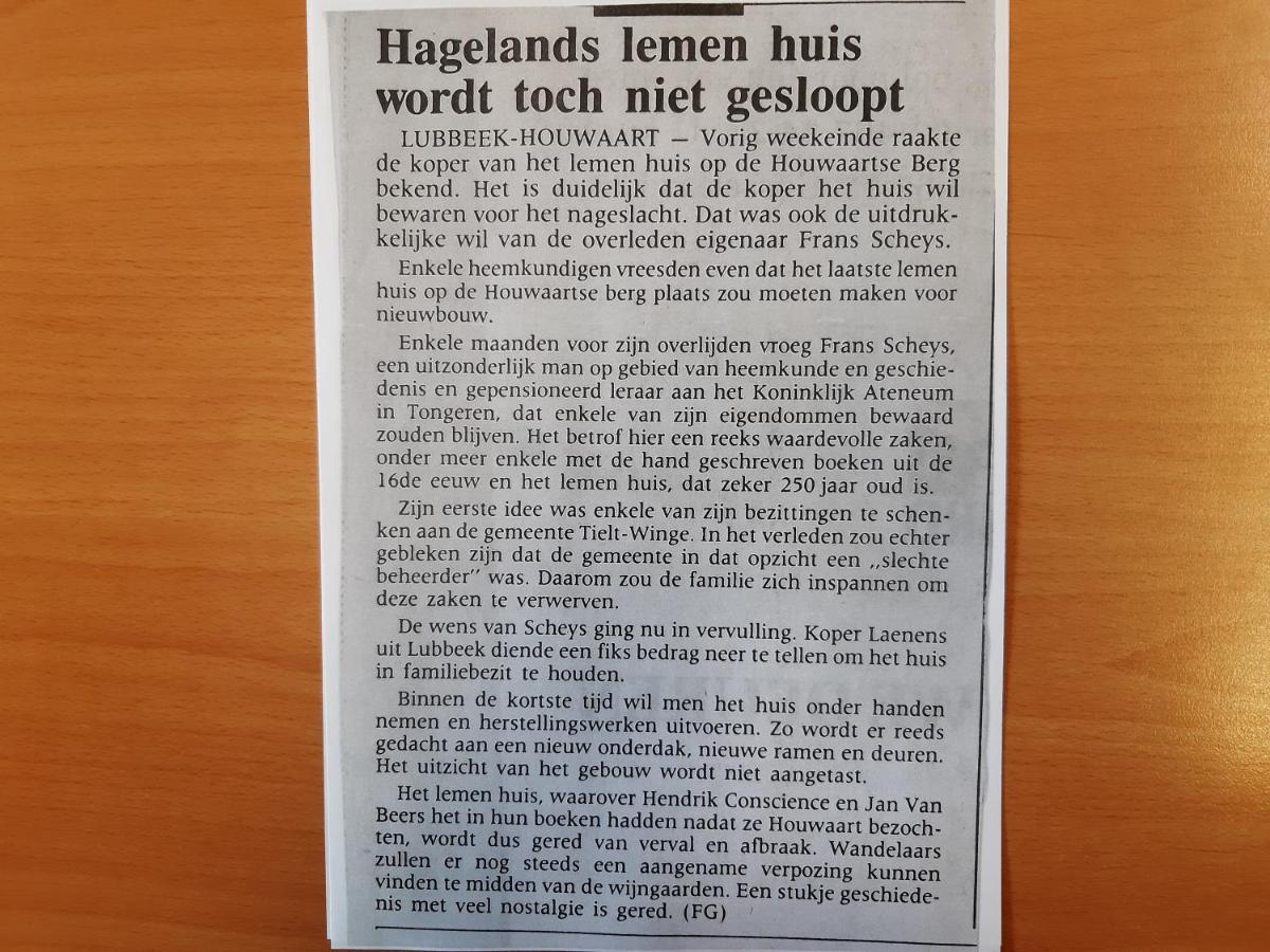 Lemen Huis Houwaart Tielt Exterior photo